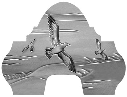 DARAY-L-512-SL Birds Silver